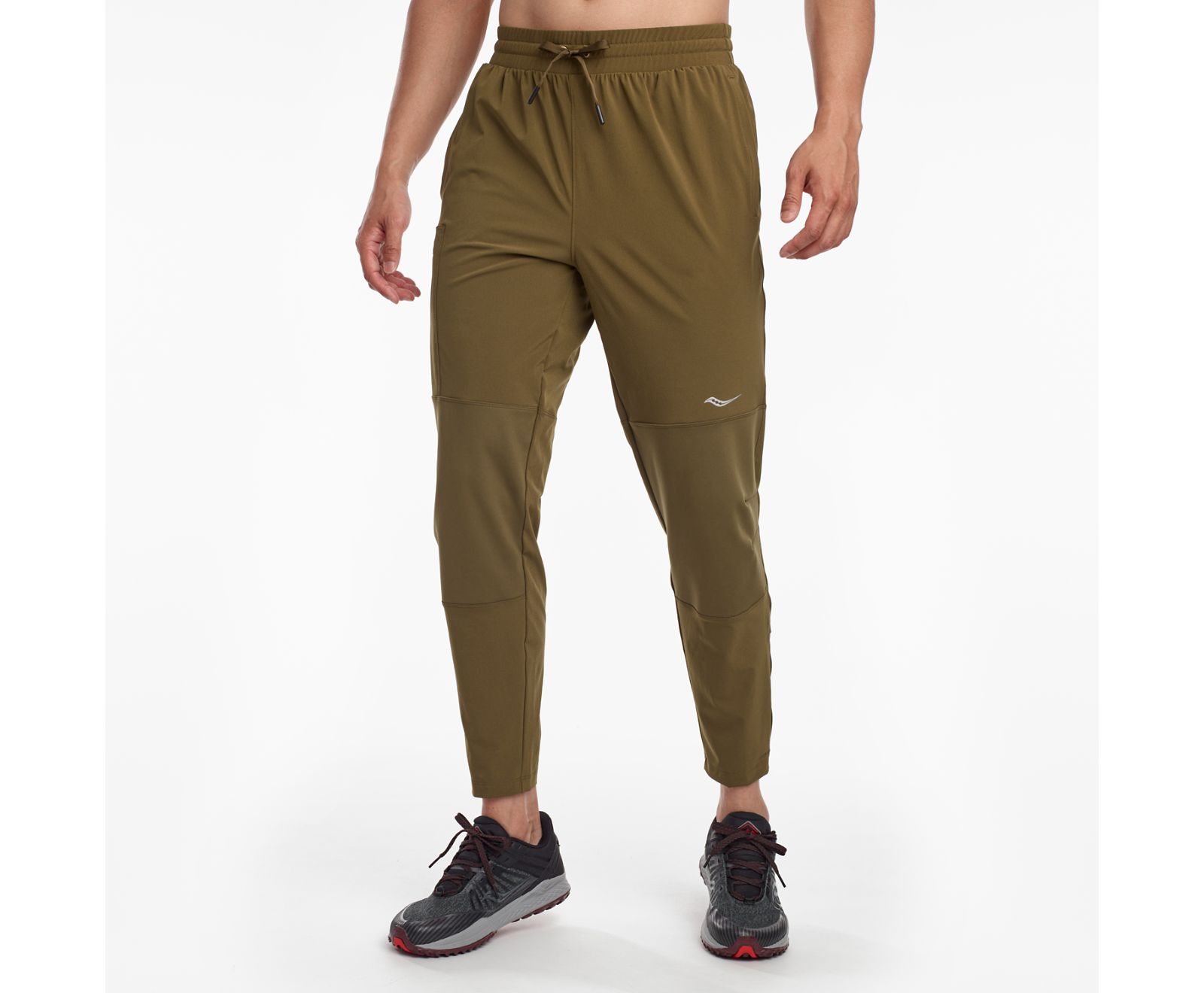 Saucony Summit Jogger Men\'s Pants Dark Olive | Canada 620CTVE